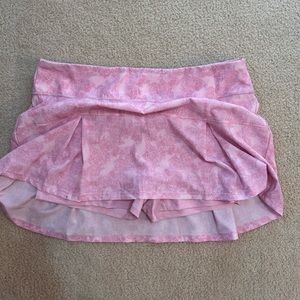 pink athletic skort